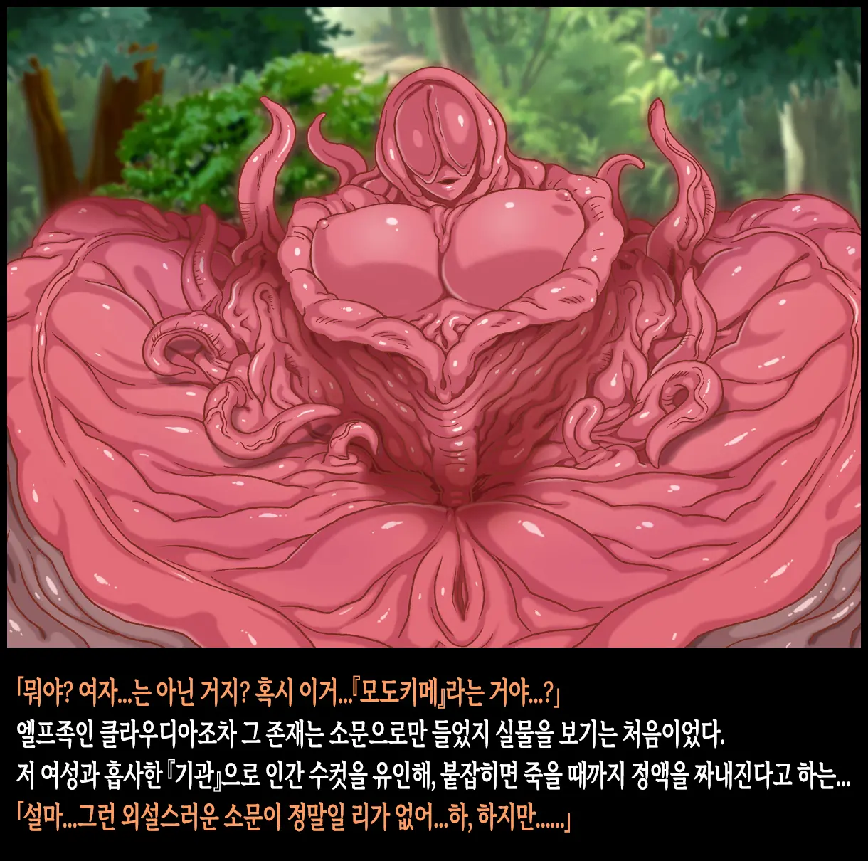Shokushu No Wana Ni Ochiru Onna Elf